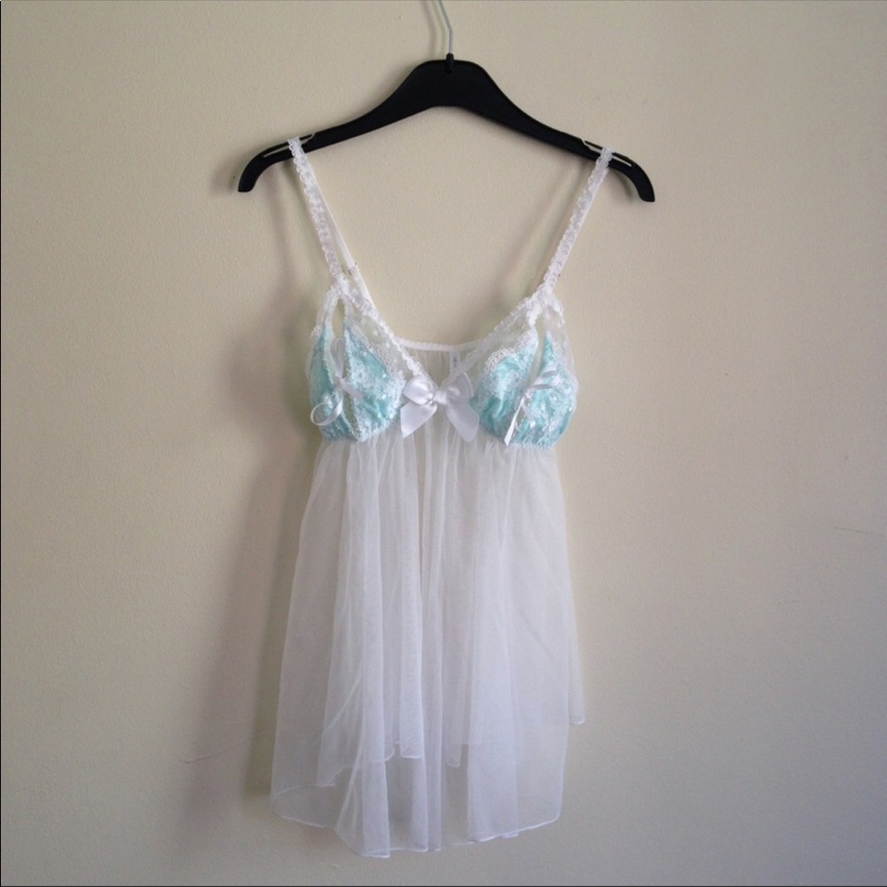 Victoria's Secret bridal babydoll lingerie NWT